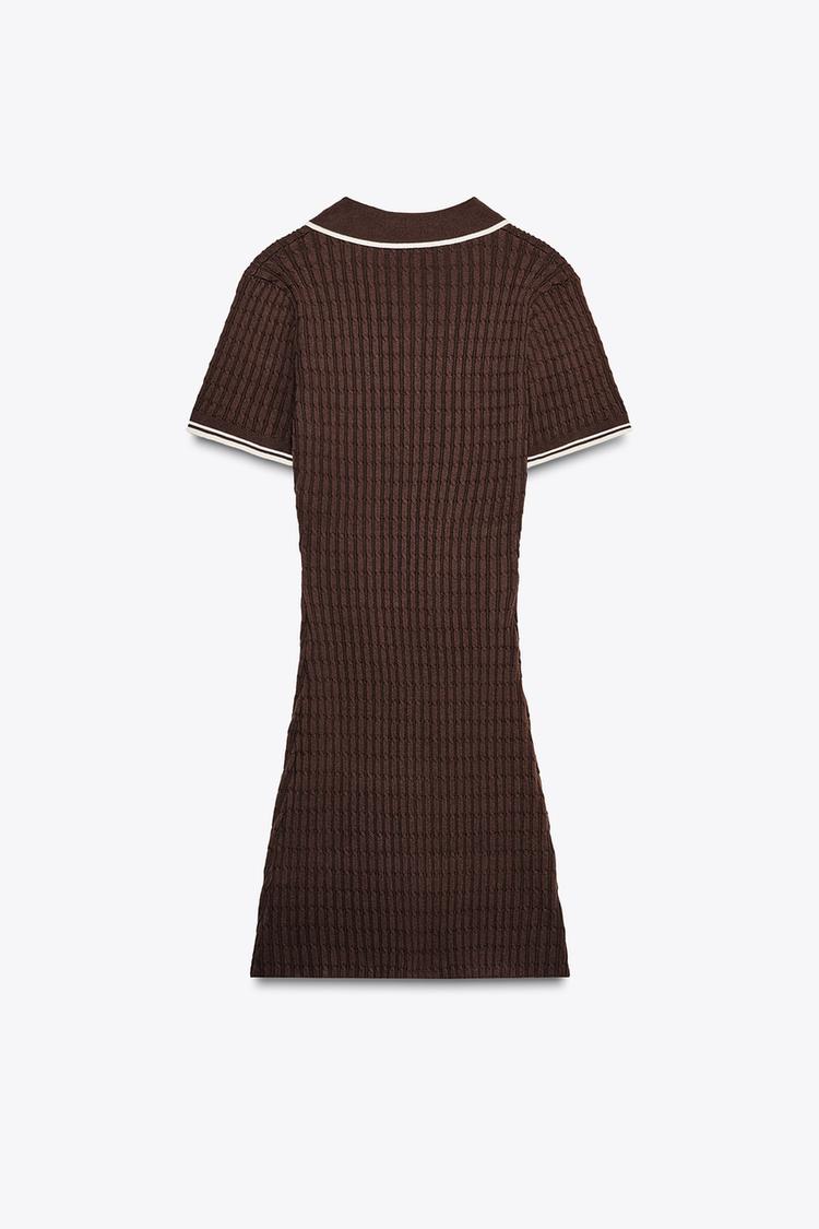 Classic Polo Knit Dress