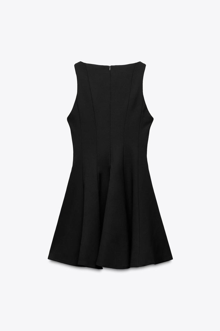 Viral Timeless Black Flare Dress