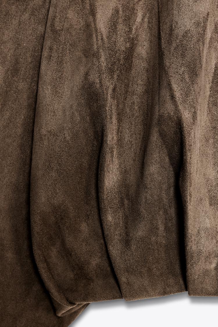 The ÆSTH Suede Bomber Jacket