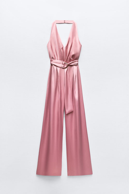 Old Hollywood 70s Glamour Jumpsuit