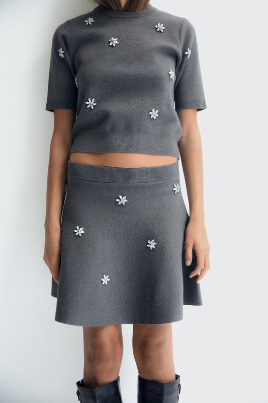 Crystal Knit Skirt