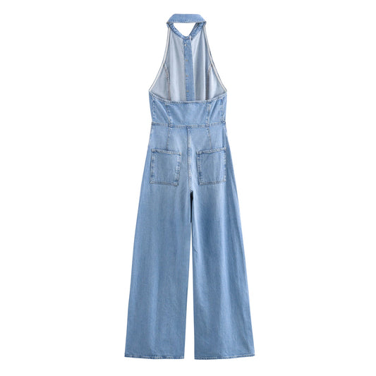 The ÆSTH Denim Jumpsuit