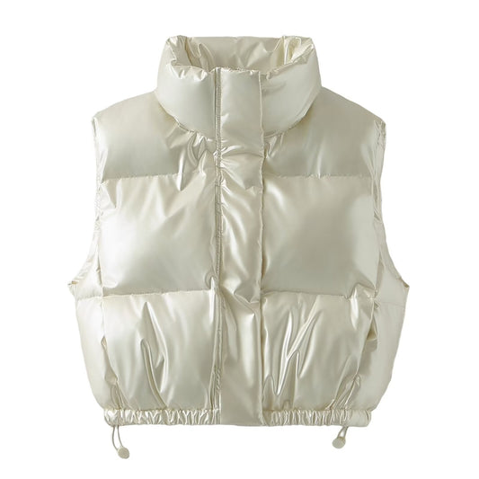Shiny Puffer Vest