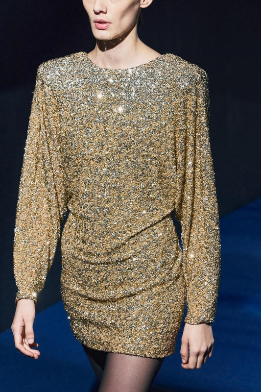 Sunset Luxe Shimmer Dress