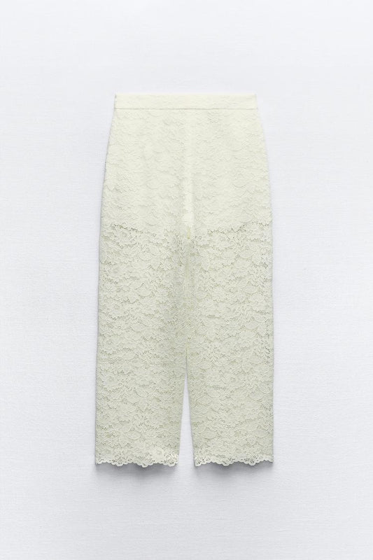 Floral Lace Pants
